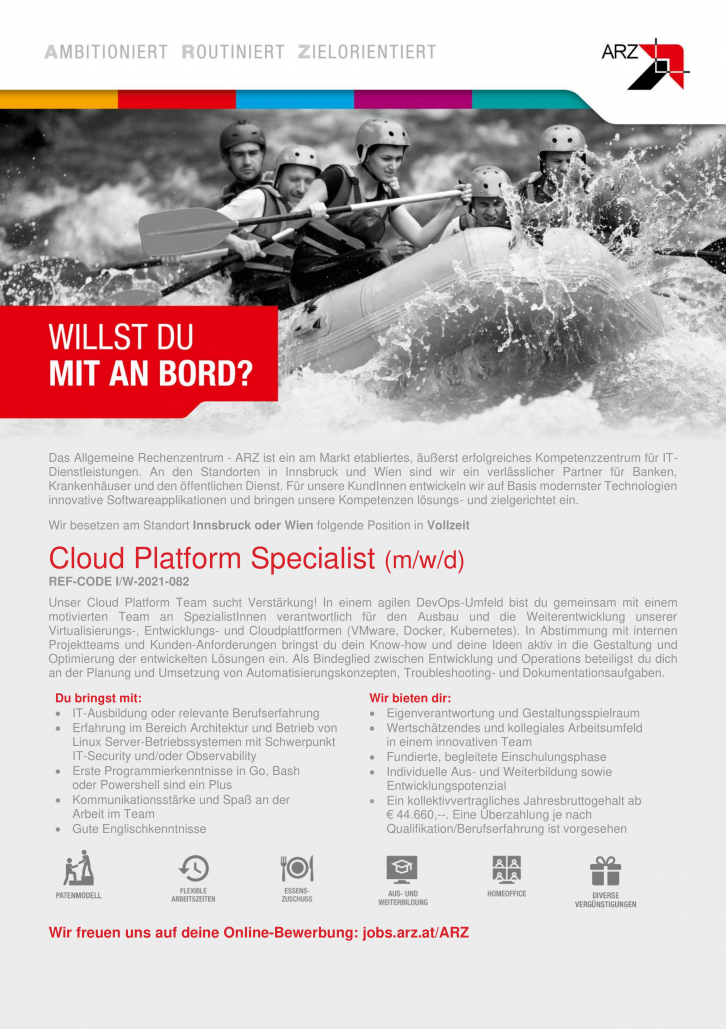 Cloud Platform Specialist (m/w/d) REF-CODE I-2021-082