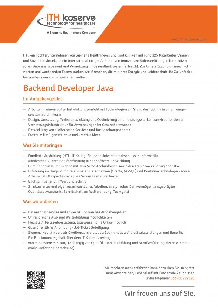 Backend Developer Java