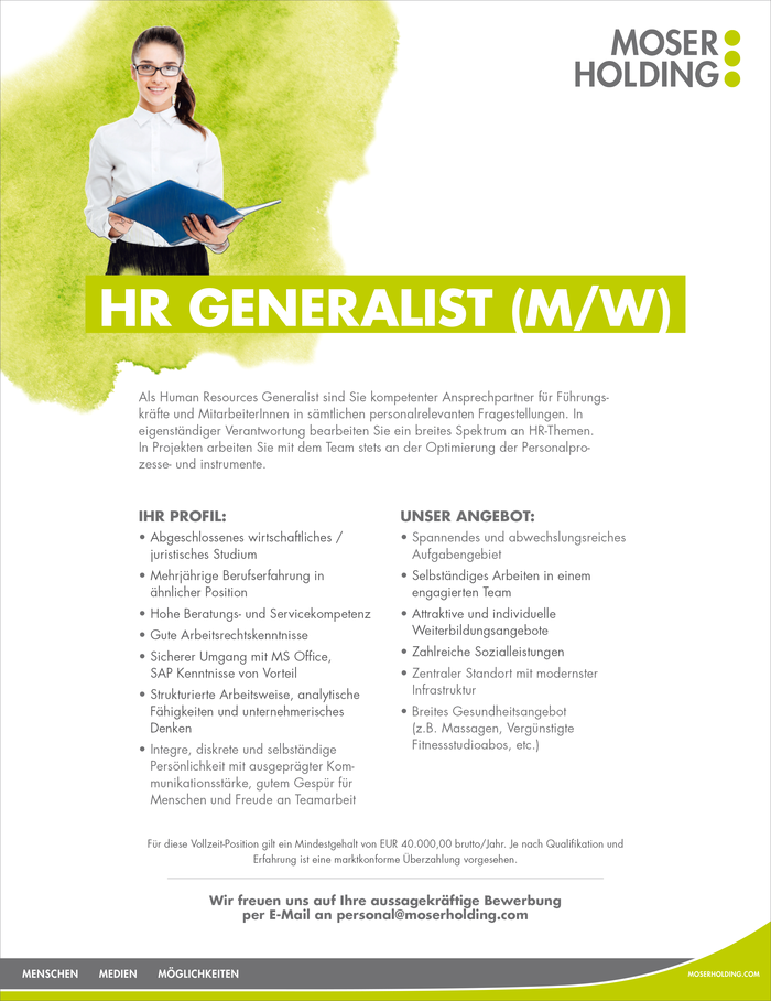 HR GENERALIST (M/W)
