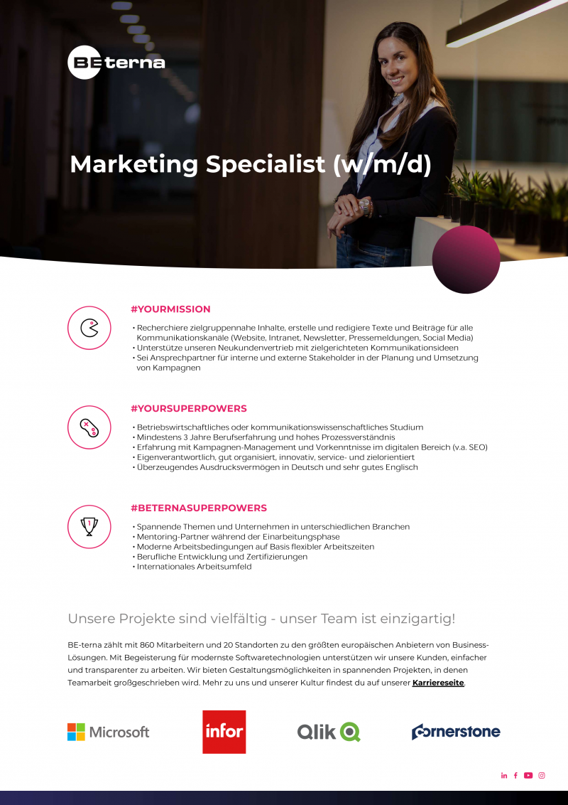 Marketing Specialist (w/m/d)