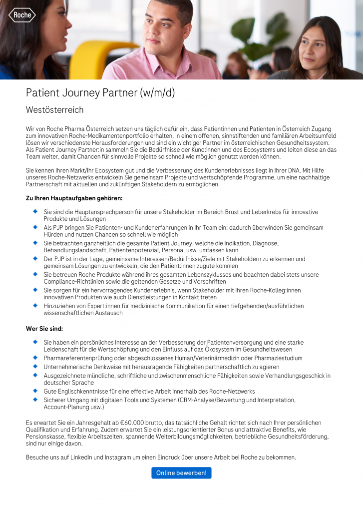 Marketing / Vertrieb - Patient Journey Partner